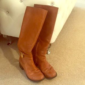 Michael Kors Camel Leather Boots